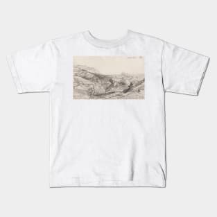 A Page from a Cornish Sketchbook - Cornwall 32 by Samuel Palmer Kids T-Shirt